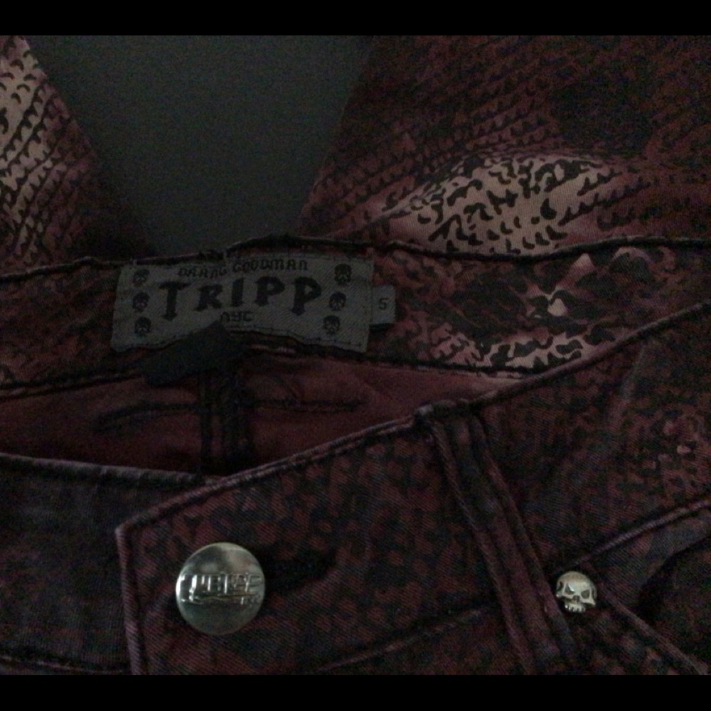 🥀TRIPP NYC snake skin print stretch goth, emo unisex - Picture 8 of 15